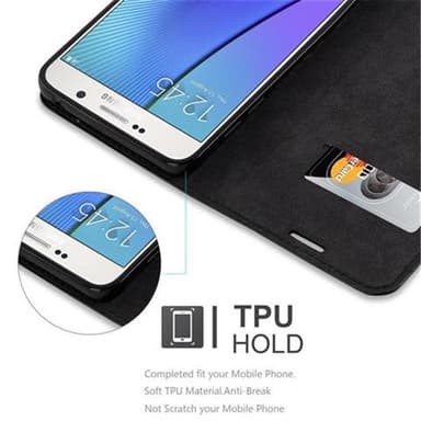 Samsung Galaxy NOTE 5 Skal Fodral Case (Svart)