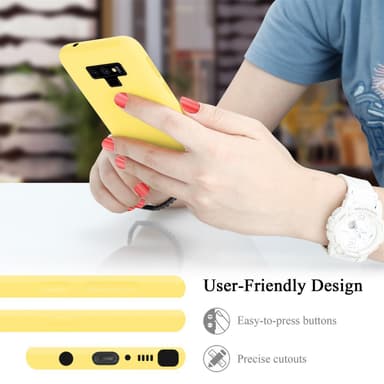 Samsung Galaxy NOTE 9 Skal Fodral Case (Gul)