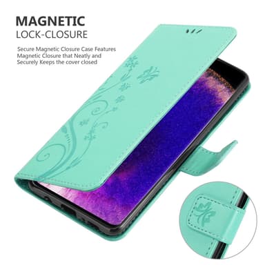 Oppo FIND X5 PRO Plånboksfodral Skal (Turkos)