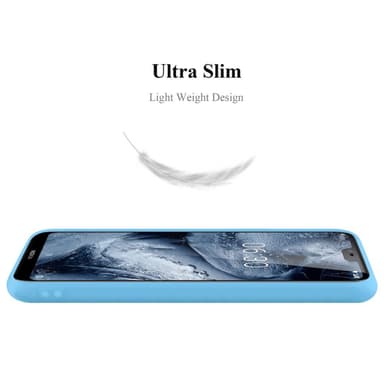 Skal Nokia 6.1 PLUS / X6 Fodral Case (Blå)