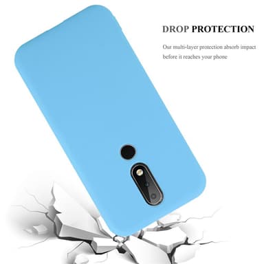 Skal Nokia 6.1 PLUS / X6 Fodral Case (Blå)