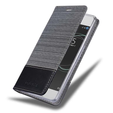 Sony Xperia XA1 Plånboksfodral Skal (Grå)