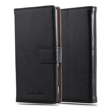Sony Xperia Z3 PLUS / Z4 Plånboksfodral Skal (Svart)