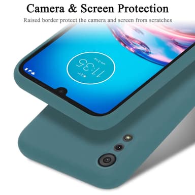 Motorola MOTO E6s 2020 Skal Fodral Case (Grön)