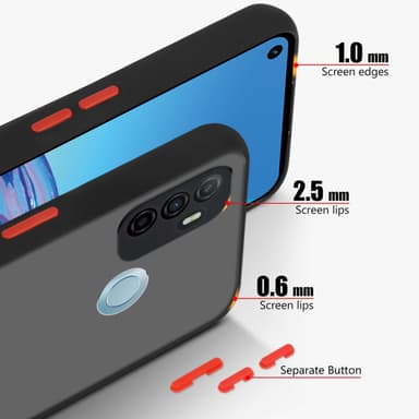 Oppo A53s Skal Fodral Case (Svart)