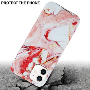 iPhone 12 PRO MAX Plånboksfodral Skal (Rosa)