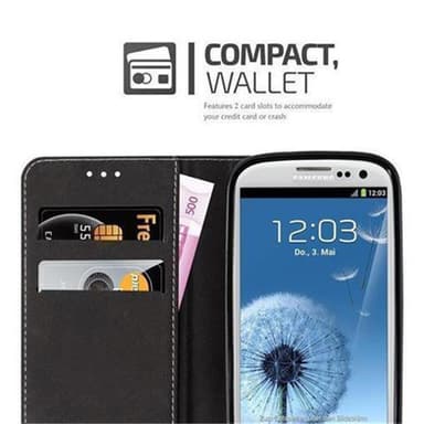 Samsung Galaxy S3 / S3 NEO Skal Fodral Case (Svart)