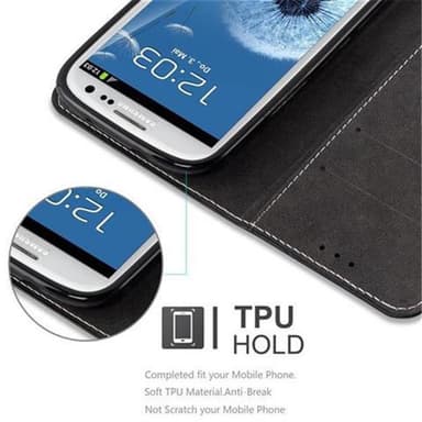 Samsung Galaxy S3 / S3 NEO Skal Fodral Case (Svart)