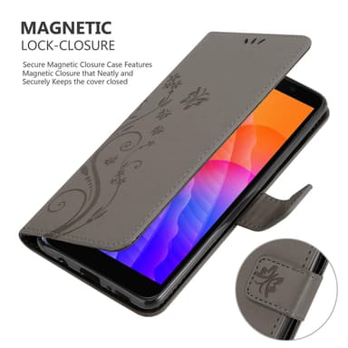 Honor 9S / Huawei Y5P Plånboksfodral Skal (Grå)