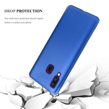 Skal Samsung Galaxy A40 Fodral Case (Blå)