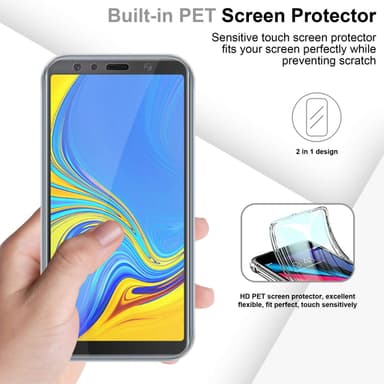 Skal Samsung Galaxy A7 2018 Fodral Case (Genomskinlig)