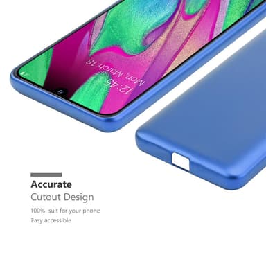 Skal Samsung Galaxy A40 Fodral Case (Blå)