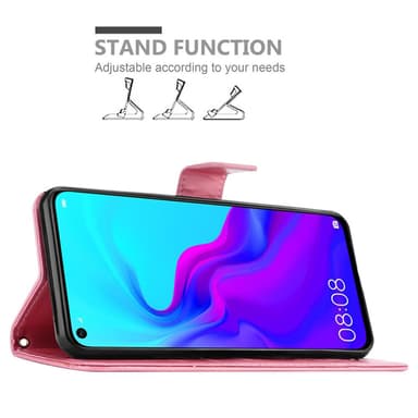 Huawei NOVA 4 Plånboksfodral Skal (Rosa)