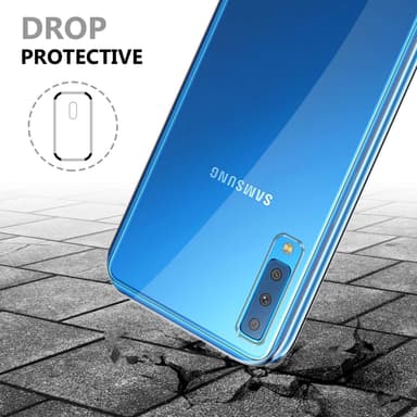 Skal Samsung Galaxy A7 2018 Fodral Case (Genomskinlig)