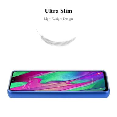 Skal Samsung Galaxy A40 Fodral Case (Blå)