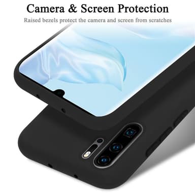 Huawei P30 PRO Skal Fodral Case (Svart)