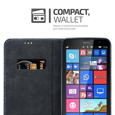 Nokia Lumia 1320 Skal Fodral Case (Blå)