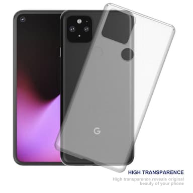 Google PIXEL 5 Skal Fodral Case (Transparent)