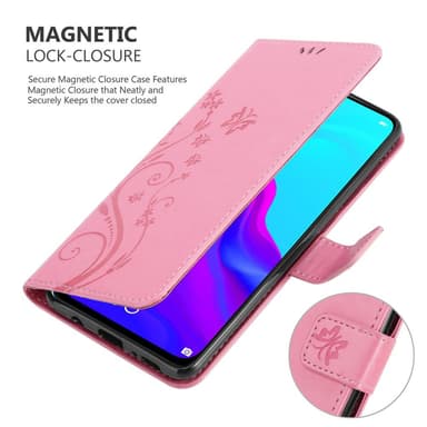 Huawei NOVA 4 Plånboksfodral Skal (Rosa)