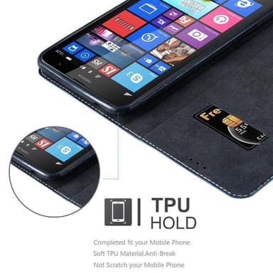 Nokia Lumia 1320 Skal Fodral Case (Blå)