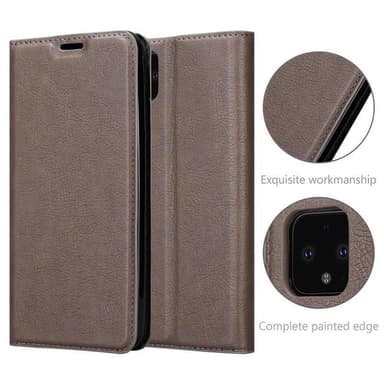 Google PIXEL 4 Skal Fodral Case (Brun)