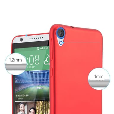 Skal HTC Desire 820 Fodral Case (Röd)