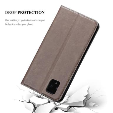Google PIXEL 4 Skal Fodral Case (Brun)