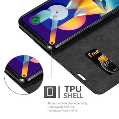 Samsung Galaxy A11 / M11 Skal Fodral Case (Svart)