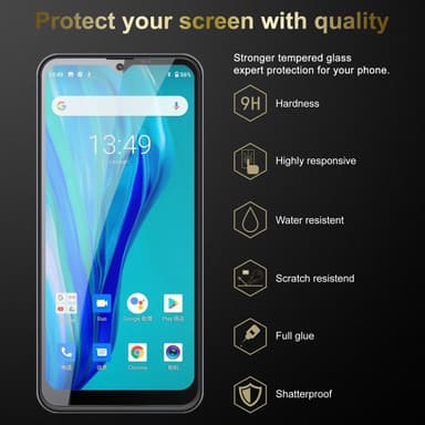 Oukitel C23 PRO 3x Skyddsglas Skyddsfilm Skärmskydd