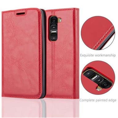 LG G2 MINI Skal Fodral Case (Röd)