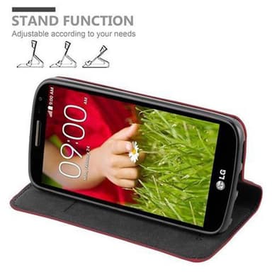 LG G2 MINI Skal Fodral Case (Röd)
