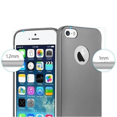 Skal iPhone 5 / 5S / SE 2016 Fodral Case (Grå)