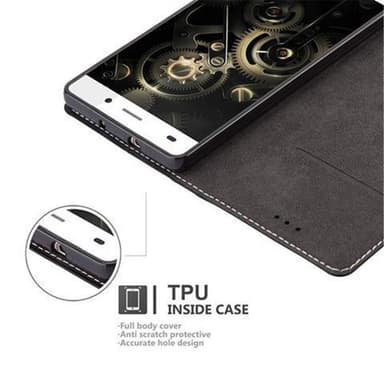 Huawei P8 LITE 2015 Skal Fodral Case (Svart)