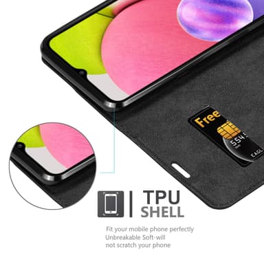 Samsung Galaxy A03s Skal Fodral Case (Svart)