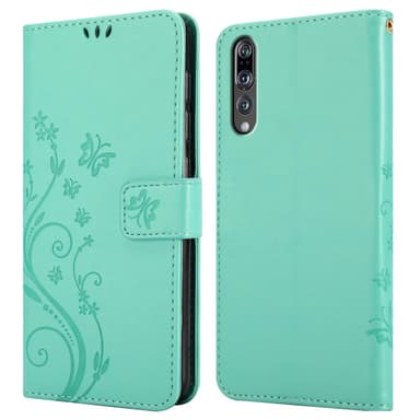 Huawei P20 PRO / P20 PLUS Plånboksfodral Skal (Turkos)