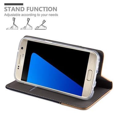 Samsung Galaxy S7 Plånboksfodral Skal (Blå)