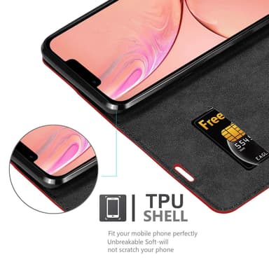 iPhone 13 Skal Fodral Case (Röd)