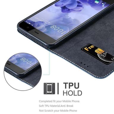 HTC U PLAY Skal Fodral Case (Blå)