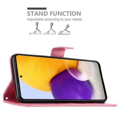 Samsung Galaxy A73 5G Plånboksfodral Skal (Rosa)