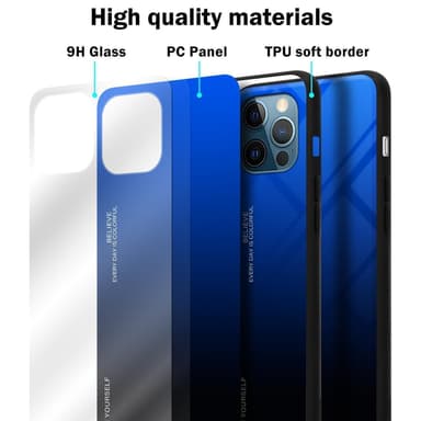 iPhone 12 PRO MAX Skal Fodral Case (Svart)