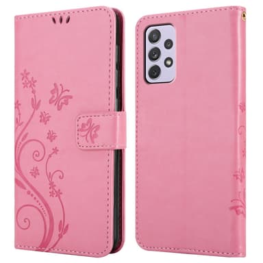 Samsung Galaxy A73 5G Plånboksfodral Skal (Rosa)