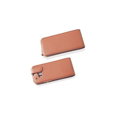 HTC ONE M8 Flipfodral Skal (Brun)