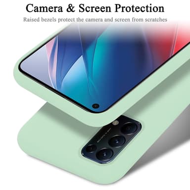 Oppo FIND X3 LITE Skal Fodral Case (Grön)