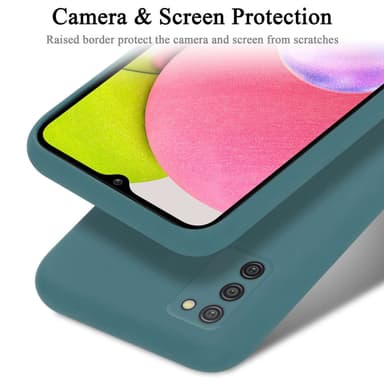 Samsung Galaxy A03s Skal Fodral Case (Grön)