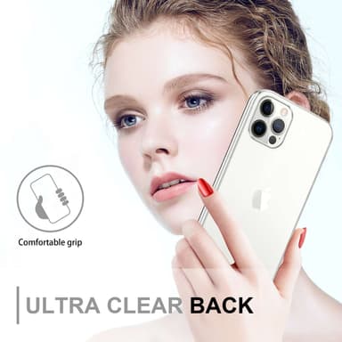 Skal iPhone 12 / 12 PRO Fodral Case (Genomskinlig)