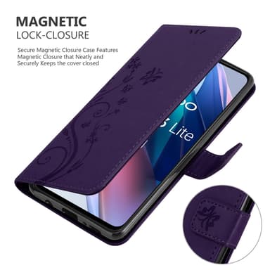Oppo FIND X3 LITE Plånboksfodral Skal (Lila)