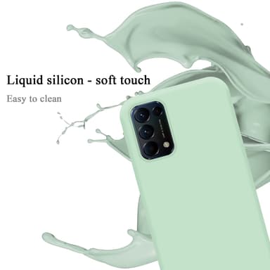 Oppo FIND X3 LITE Skal Fodral Case (Grön)