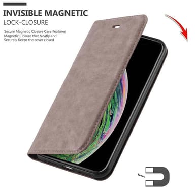 iPhone XS MAX Skal Fodral Case (Brun)