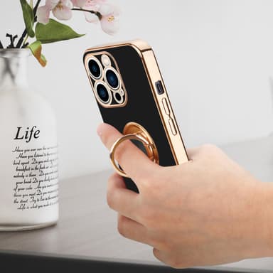 iPhone 14 PRO Skal Fodral Case (Svart)