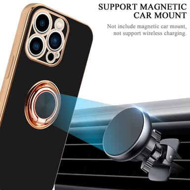 iPhone 14 PRO Skal Fodral Case (Svart)